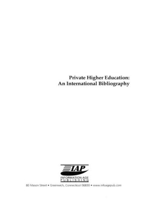 cover image of Private Higher Education